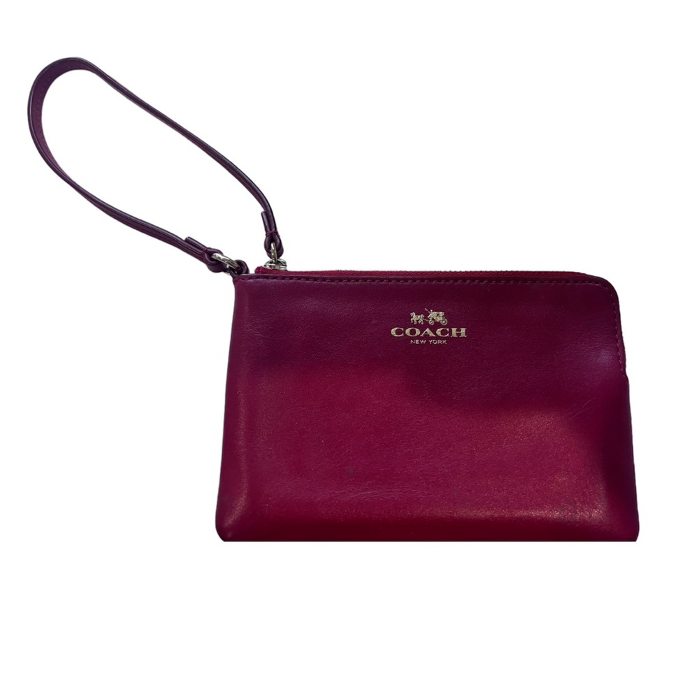 Red Coach Wristlet